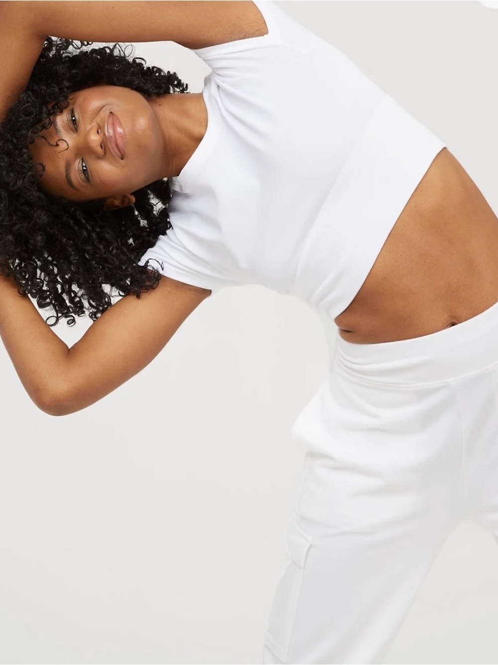 Women’s Offline by Aerie Sidewalk Seamless Cropped T-shirt in White